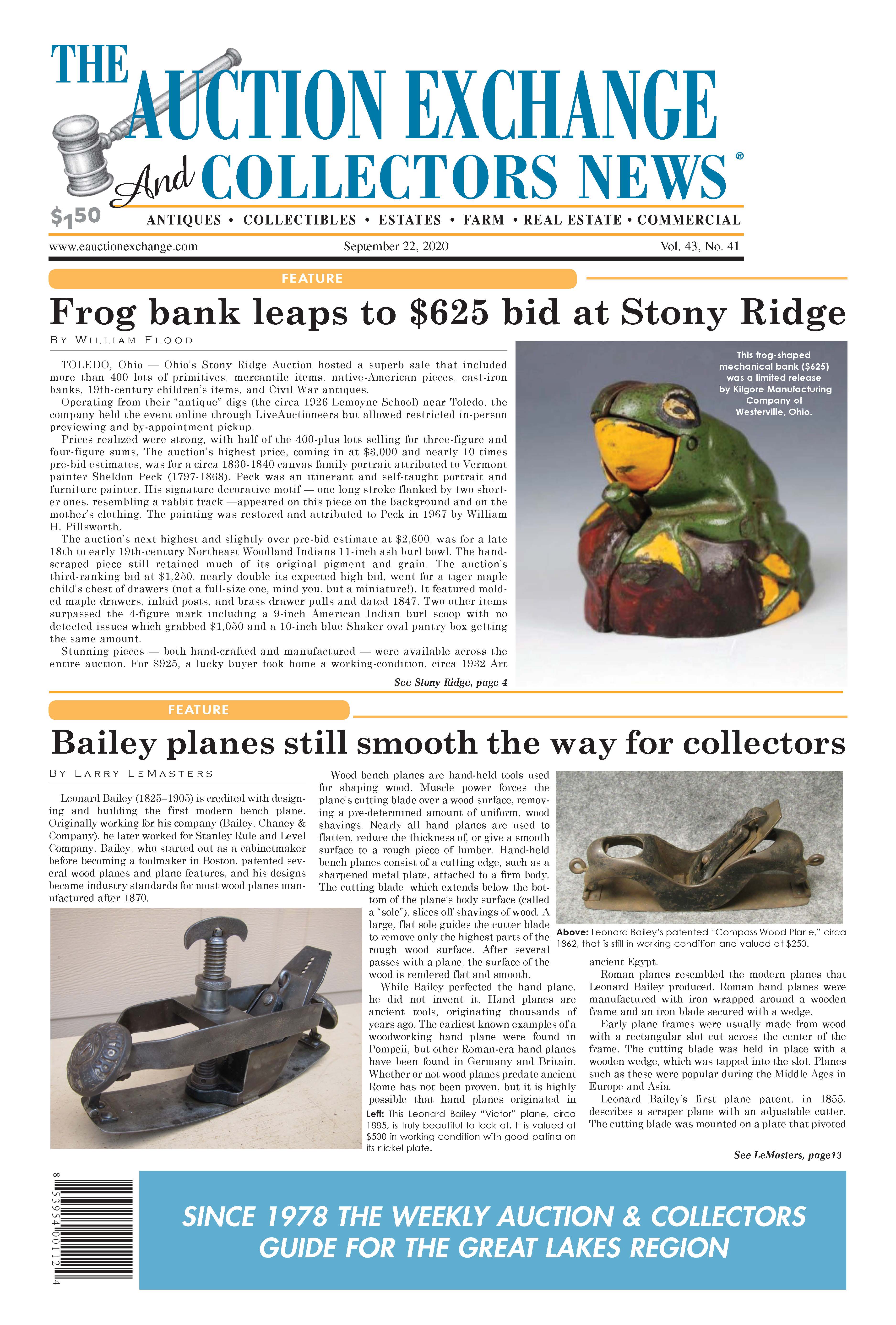 The Auction Exchange and Collectors News