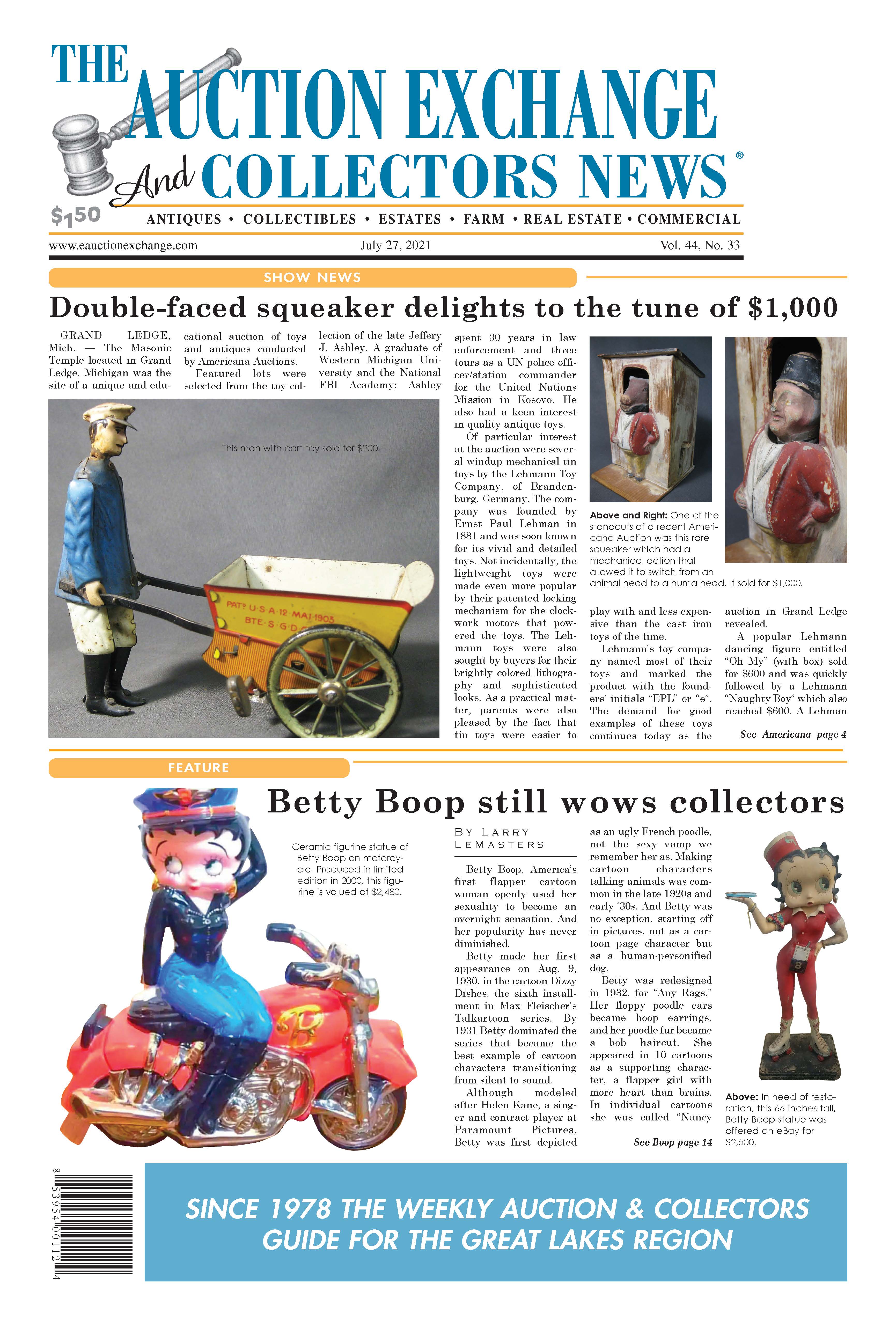 The Auction Exchange and Collectors News