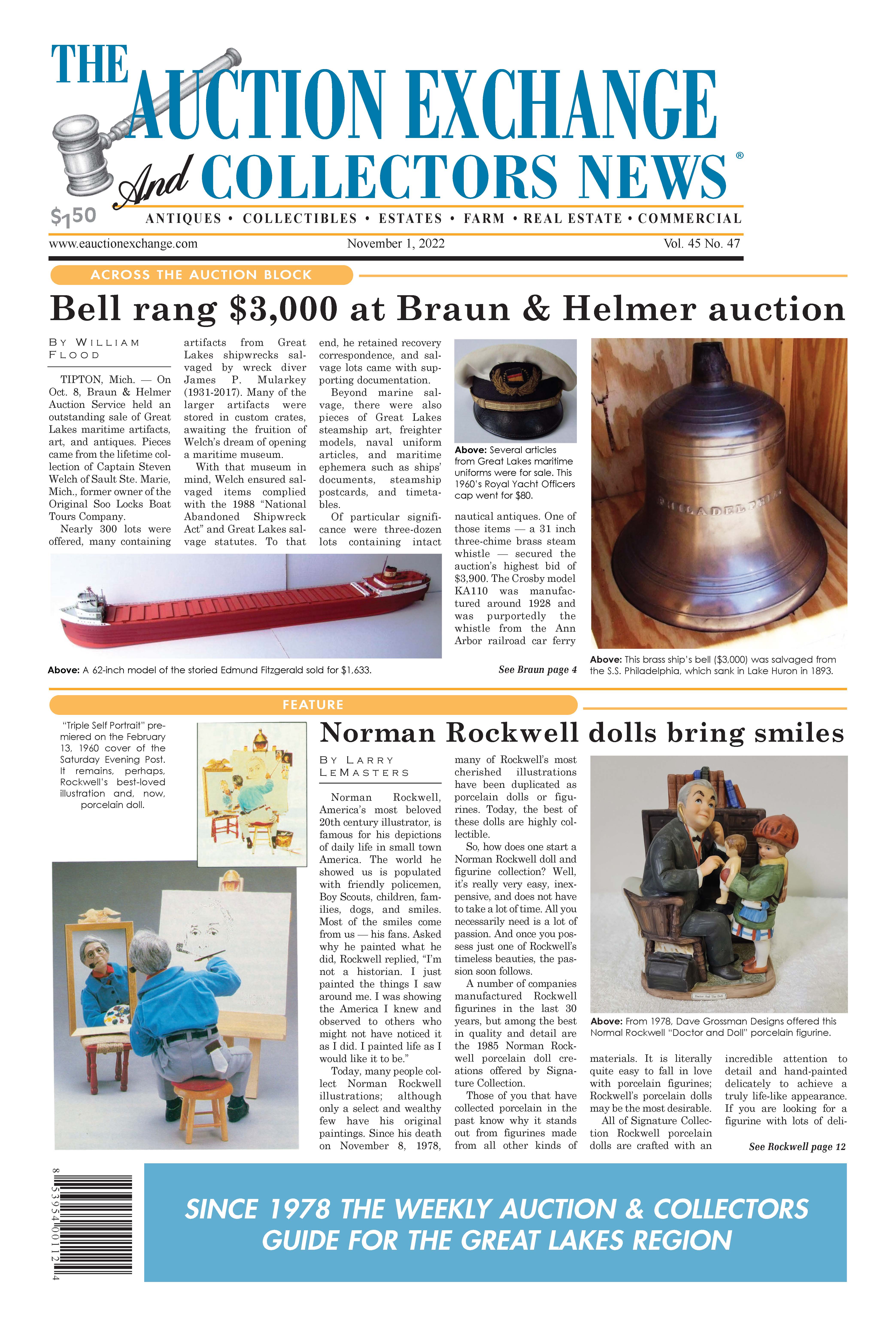 The Auction Exchange and Collectors News